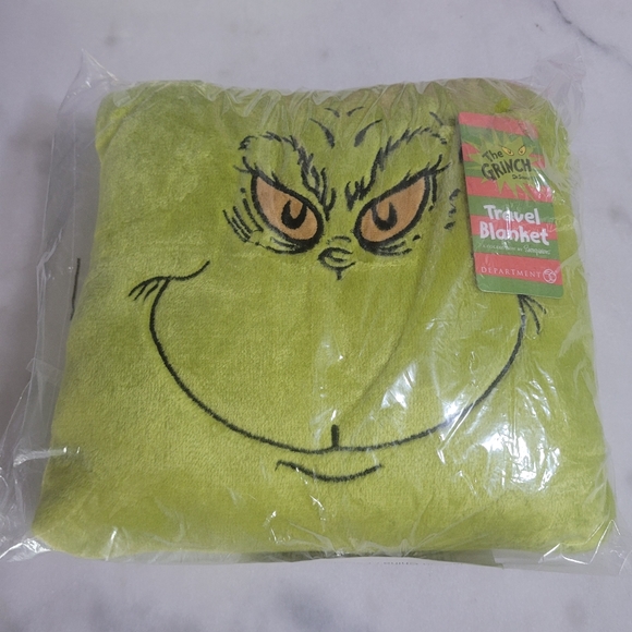 Grinch Travel Blanket 36 x 40" - Picture 3 of 4